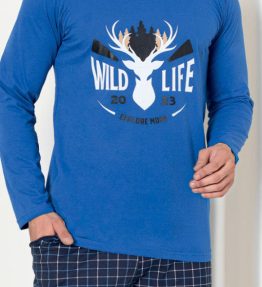 PIŽAMA JULIEN modra